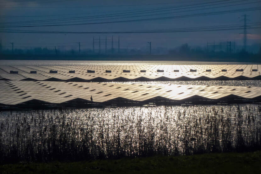 Zonnepanelen, Sekdoornse plas